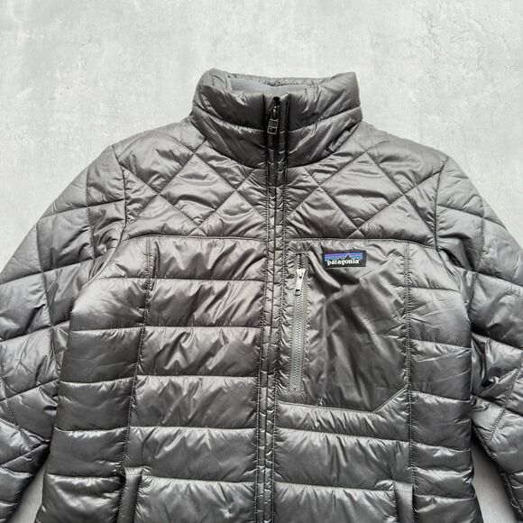 Patagonia Parka Jacket Womens Small Gray Full Zip Quilted Puffer Coat STY27695 - Picture 7 of 16